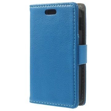 Samsung Galaxy Pocket 2 Wallet Nahkakotelo Sininen