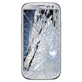 Samsung Galaxy S 3 LCD-näytön ja Kosketusnäytön Korjaus Valkoinen