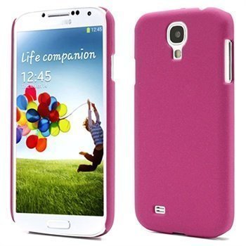 Samsung Galaxy S 4 I9500 QuickSand Ultra Slim Suojakuori Kuuma Pinkki