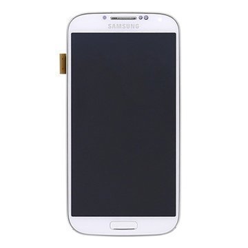 Samsung Galaxy S 4 I9506 Etukuori & LCD Näyttö Valkoinen