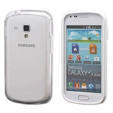 Samsung Galaxy S Duos S7562 Hybrid Suojareunus Valkoinen