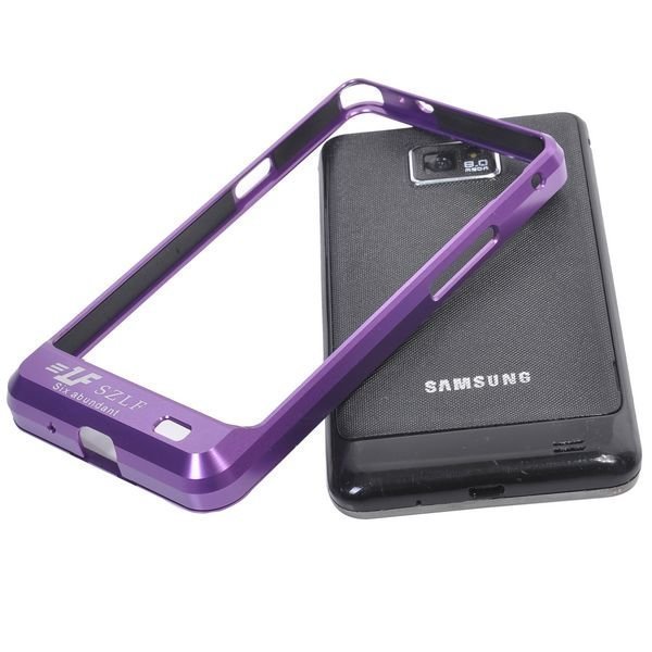 Samsung Galaxy S2 Alumiininen Suojakehys Violetti