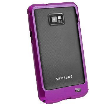 Samsung Galaxy S2 Alumiininen Suojakehys Violetti