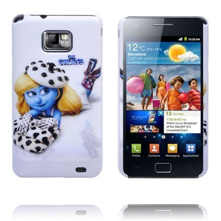 Samsung Galaxy S2 Smurffi Suojakuori Tyttö Smurffi 3