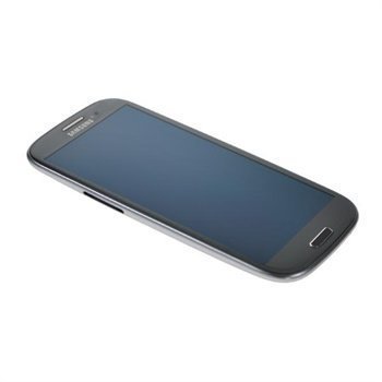 Samsung Galaxy S3 I9300 Etukuori & LCD-Näyttö Harmaa