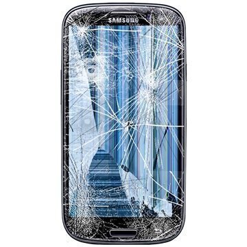 Samsung Galaxy S3 I9300I Neo LCD-näytön ja Kosketusnäytön Korjaus Musta