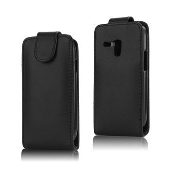 Samsung Galaxy S3 Mini I8190 Flip Leather Case Black