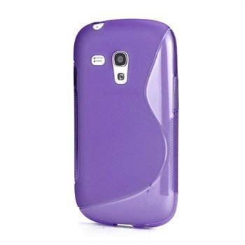 Samsung Galaxy S3 Mini I8190 S-Curve TPU-Suojakotelo Violetti