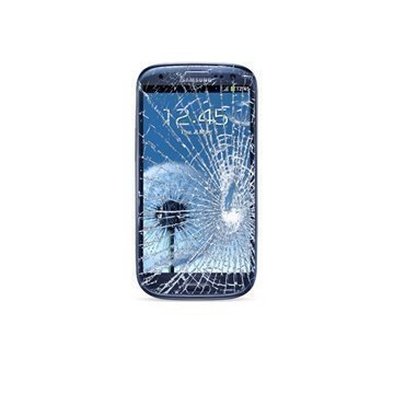 Samsung Galaxy S3 i9300 I9305 LTE Näytön Lasin Korjaus Sininen