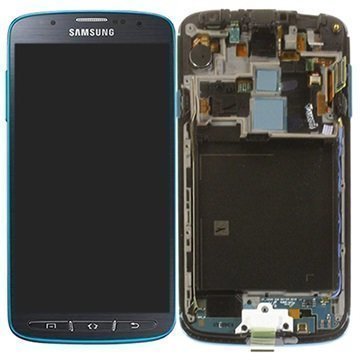 Samsung Galaxy S4 Active I9295 Etukansi & LCD-Näyttö Sininen