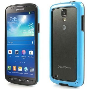 Samsung Galaxy S4 Active I9295 Hybrid Suojareunus Sininen