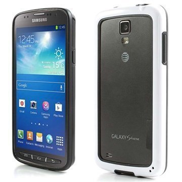 Samsung Galaxy S4 Active I9295 Hybrid Suojareunus Valkoinen