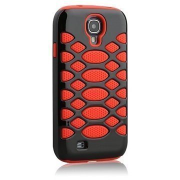 Samsung Galaxy S4 I9500 HyperGear SciFi Faceplate Black / Red