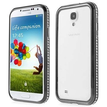 Samsung Galaxy S4 I9500 I9505 Luxury Diamond Bumper Black