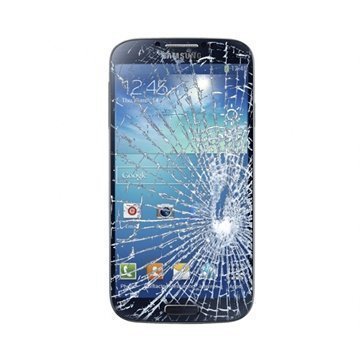 Samsung Galaxy S4 I9500 I9505 Näytön Lasin Korjaus Musta