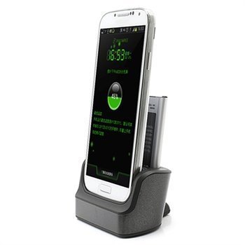 Samsung Galaxy S4 I9500 I9505 USB- Pöytälaturi Kaksoislaturi