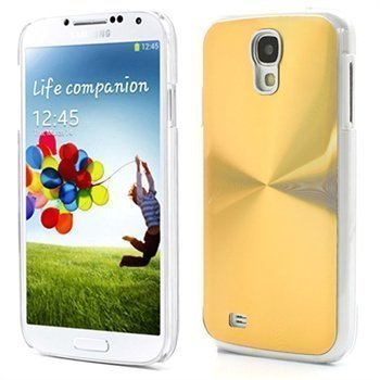 Samsung Galaxy S4 I9500 Loista Alumiininen Kuori Kultainen