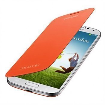 Samsung Galaxy S4 I9500 Läppäkotelo EF-FI950BOEG Oranssi