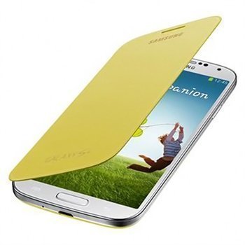 Samsung Galaxy S4 I9500 Läppäkotelo EF-FI950BYEG Keltainen