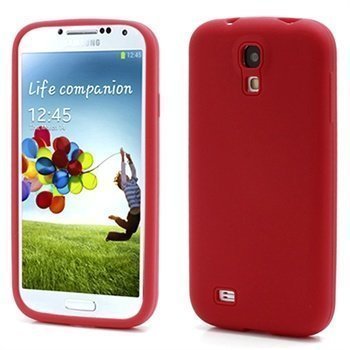 Samsung Galaxy S4 I9500 Silikoni Kotelo Punainen