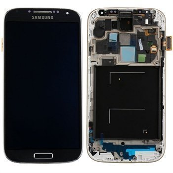 Samsung Galaxy S4 I9505 Etukansi & LCD-Näyttö Musta