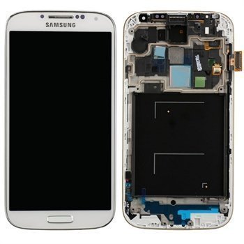 Samsung Galaxy S4 I9505 Etukansi & LCD-Näyttö Valkoinen