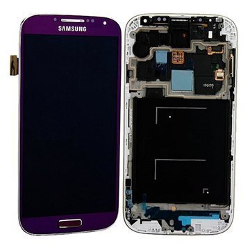 Samsung Galaxy S4 I9505 Etukansi & LCD-Näyttö Violetti