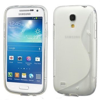 Samsung Galaxy S4 Mini I9190 I9192 S-Curve TPU-Kotelo Läpinäkyvä