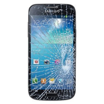 Samsung Galaxy S4 mini I9190 i9195 Näytön Lasin Korjaus Musta