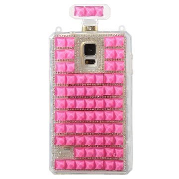 Samsung Galaxy S5 Bling Diamond TPU-Kotelo Hajuvesi Kuuma Pinkki