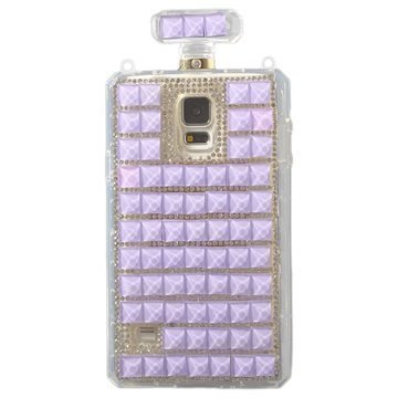 Samsung Galaxy S5 Bling Diamond TPU-Kotelo Hajuvesi Violetti