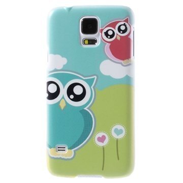 Samsung Galaxy S5 Kova Suojakuori Owl Couple