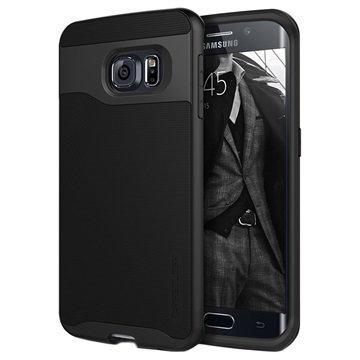 Samsung Galaxy S6 Edge Caseology Wavelength Suojakuori Musta