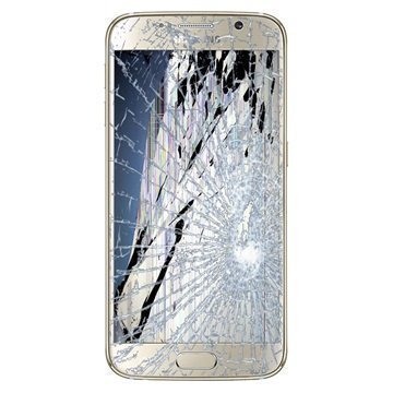 Samsung Galaxy S6 LCD-näytön ja Kosketusnäytön Korjaus (GH97-17260C) Kultainen