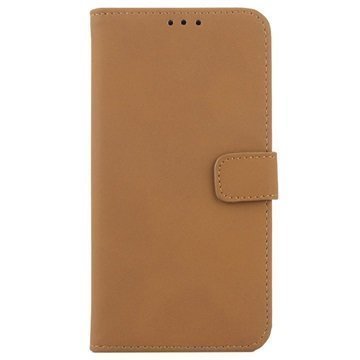 Samsung Galaxy S6 Retro Lompakkokotelo Khaki