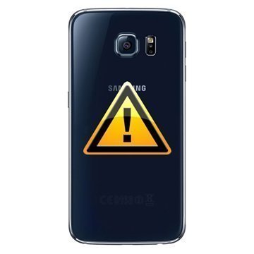 Samsung Galaxy S6 Takakannen Korjaus Musta