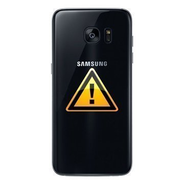 Samsung Galaxy S7 Edge Takakannen Korjaus Musta