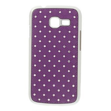 Samsung Galaxy Star Pro S7260 Bling Diamond Cover Purple