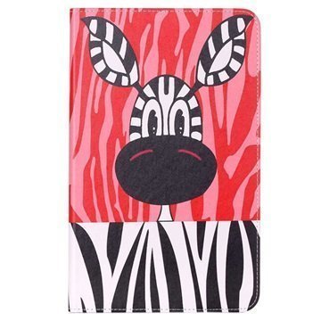 Samsung Galaxy Tab A 10.1 (2016) T580 T585 Glam Flip Case Zebra