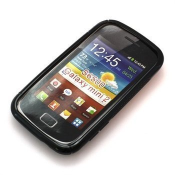 Samsung Galaxy mini 2 S6500 S-Curve TPU Case Black