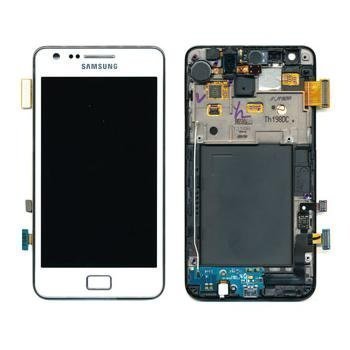 Samsung I9100G Galaxy S 2 Front Cover & LCD Display White