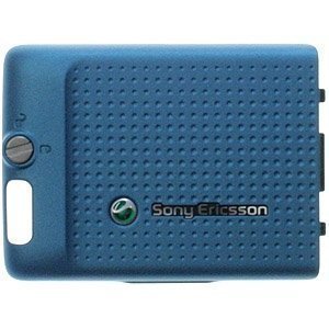 Sony Ericsson C702 Battery Cover Cyan Splash