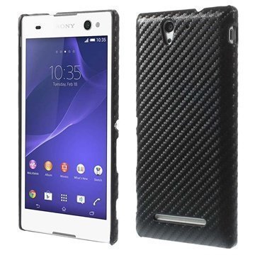 Sony Xperia C3 Xperia C3 Dual Kova Suojakuori Hiilikuitumusta