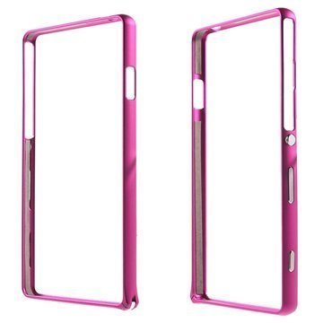 Sony Xperia C4 Xperia C4 Dual Alumiininen Suojakehys Kuuma Pinkki