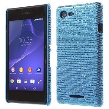 Sony Xperia E3 Xperia E3 Dual Kova Suojakuori Glitteri Sininen