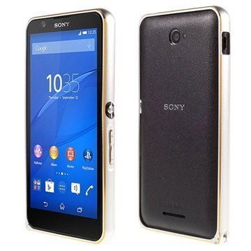 Sony Xperia E4 Xperia E4 Dual Metallipuskuri Hopeinen