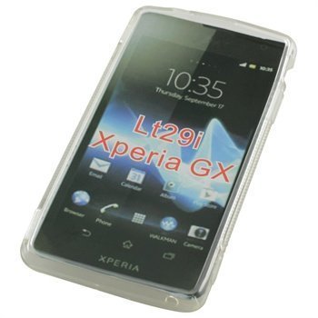 Sony Xperia GX SO-04D S-Curve TPU Case Transparent