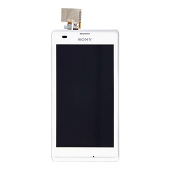 Sony Xperia L Front Cover & LCD-Display White