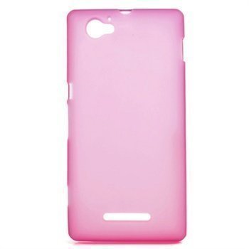 Sony Xperia M Flex TPU Kotelo Kuuma Pinkki