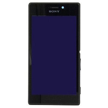 Sony Xperia M2 Etukansi & LCD-Näyttö Musta